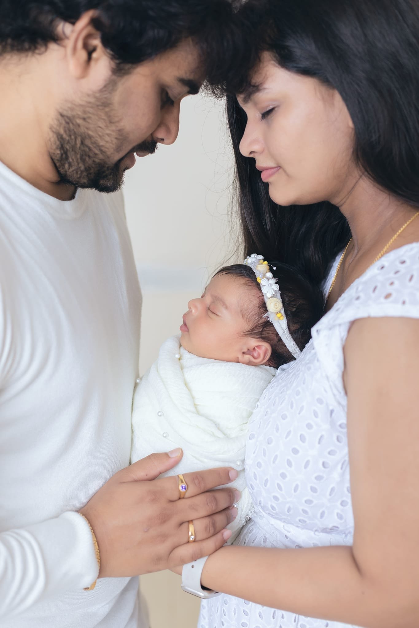 Family-Portraits Best Outfit Ideas for Baby Photoshoot in Hyderabad
